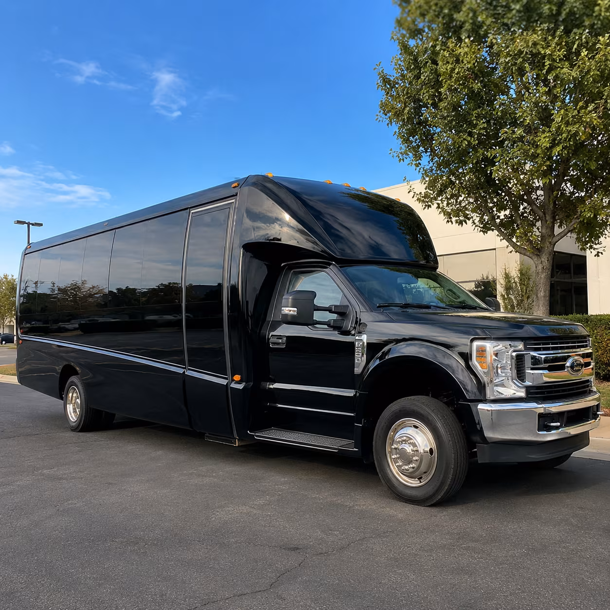 Carrollton Airport Shuttle & Transportation party bus exterior