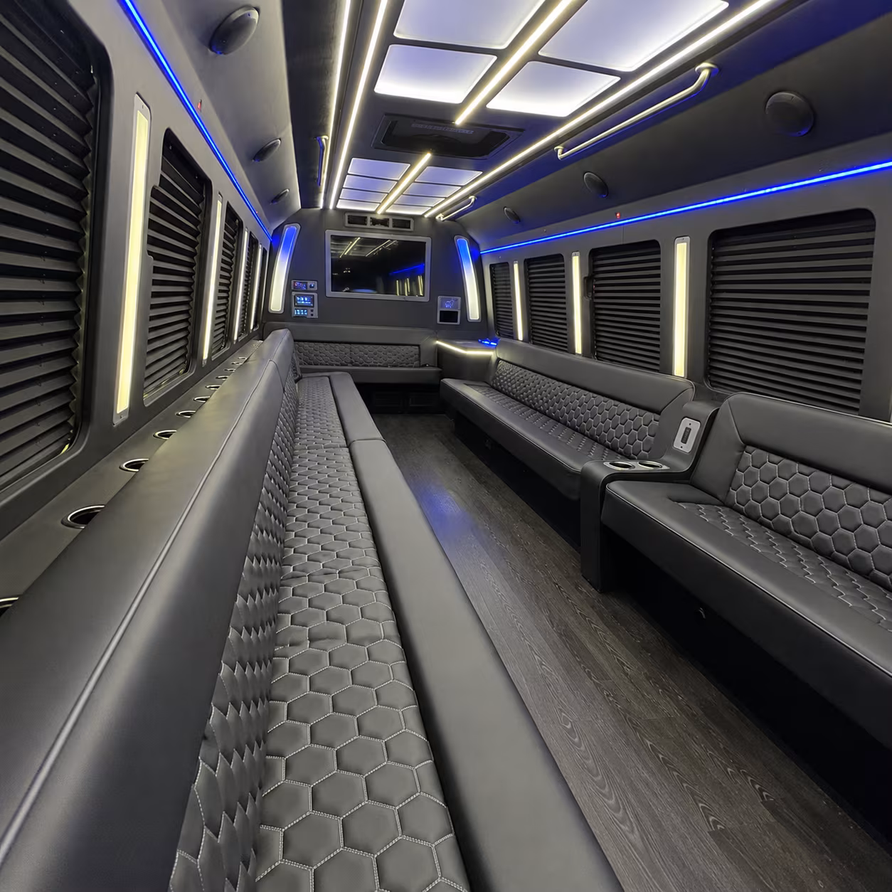 Carrollton Concert & Music Festival Transportation party bus exterior