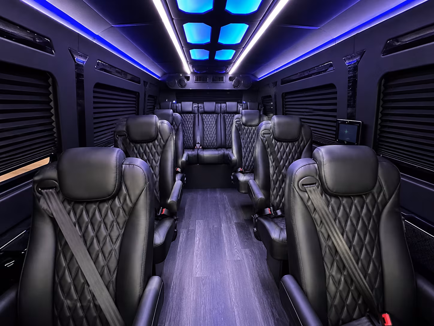 Carrollton Corporate Transportation party bus exterior