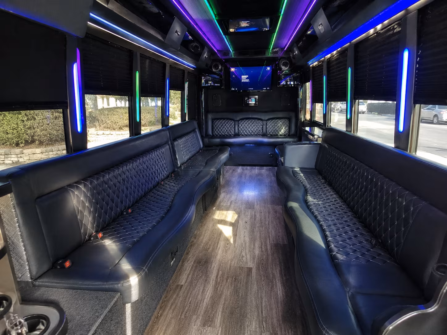 Carrollton Prom & Homecoming Transportation party bus exterior