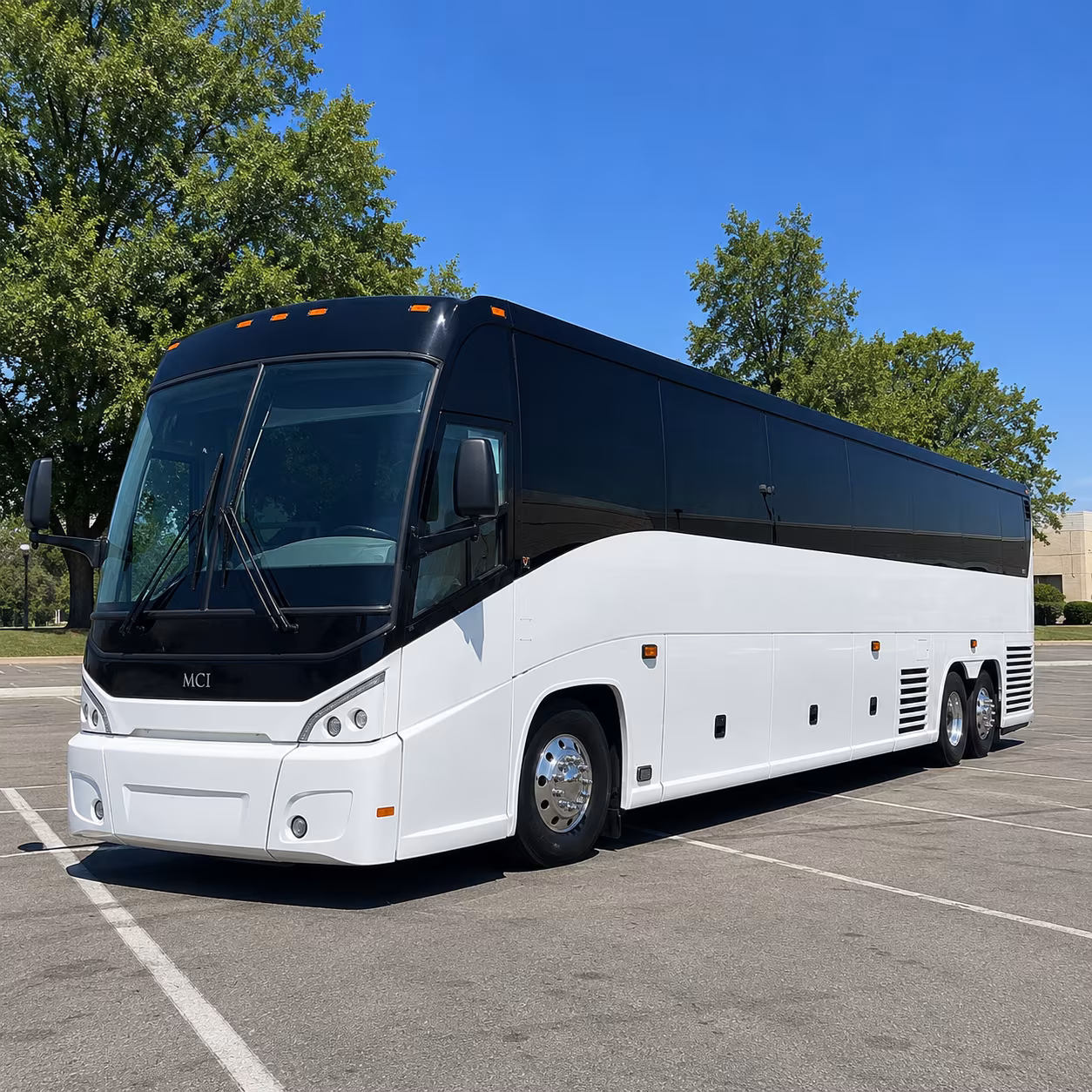 Carrollton School Event Transportation party bus exterior