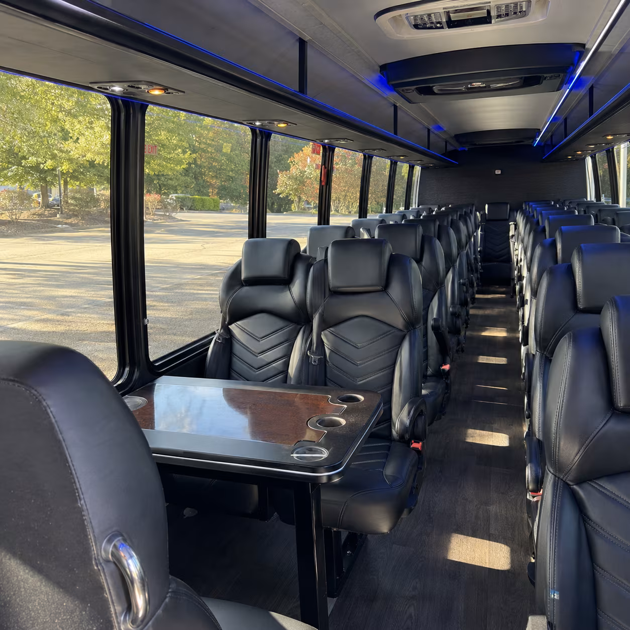 Carrollton School Event Transportation onboard seating