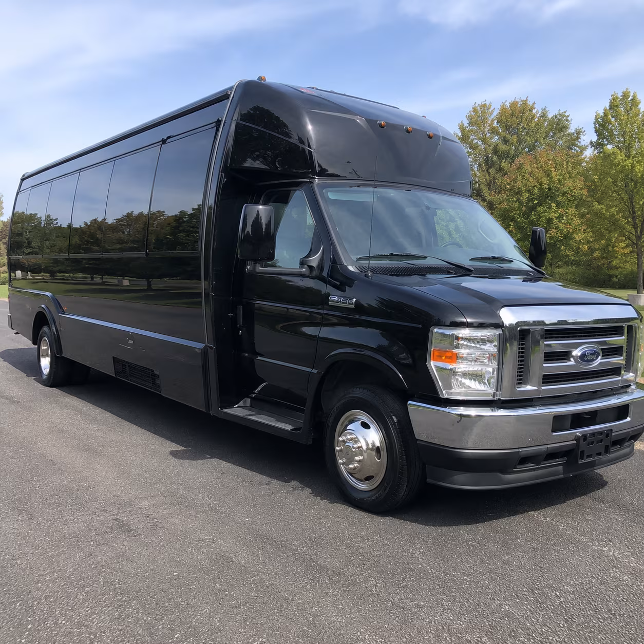 Carrollton Sporting Event Transportation party bus exterior