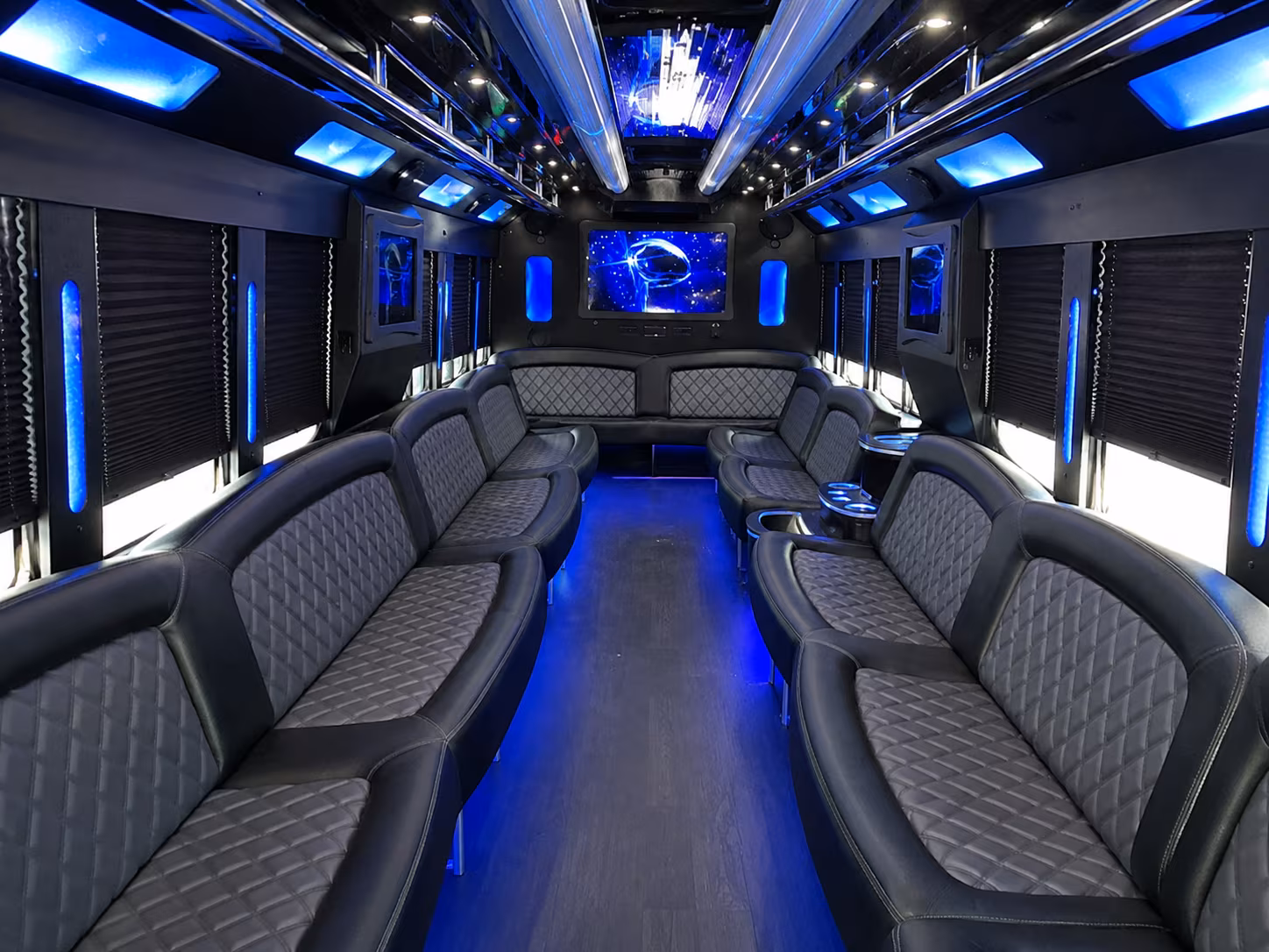 Carrollton Sporting Event Transportation party bus exterior