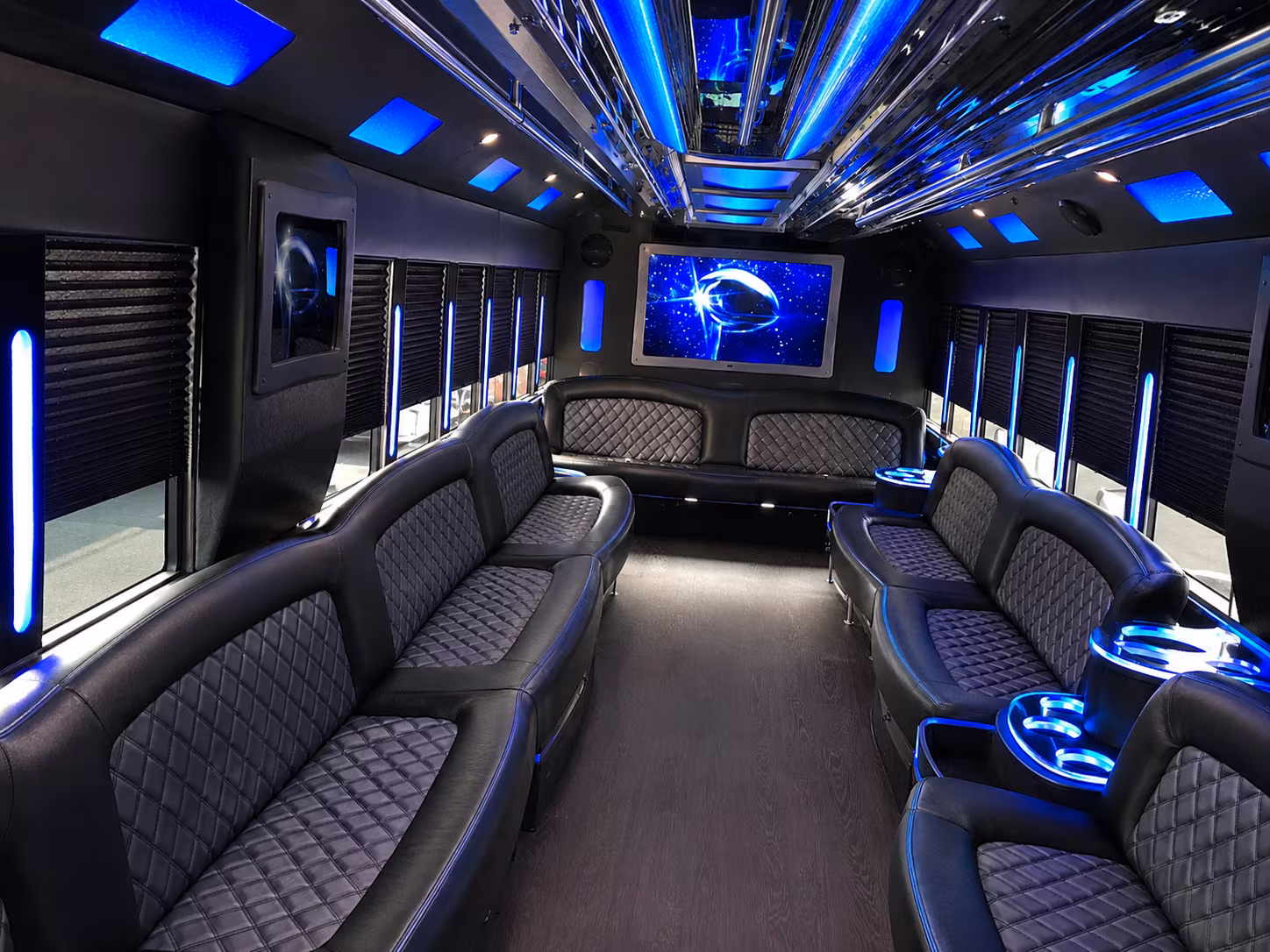 Carrollton Wedding Transportation party bus exterior