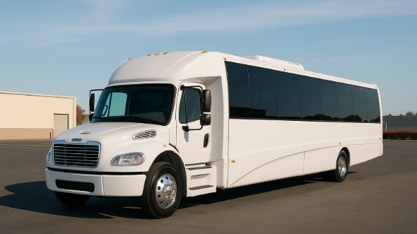 Exterior of Charter Bus Company Rowlett's 30 Passenger Party Bus in Rowlett