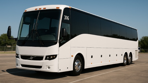 Exterior of Charter Bus Company Carrollton's 44 Passenger Charter Bus in Carrollton